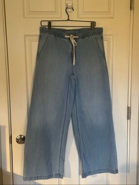 American Eagle Outfitters Light Blue Wide Leg Jeans